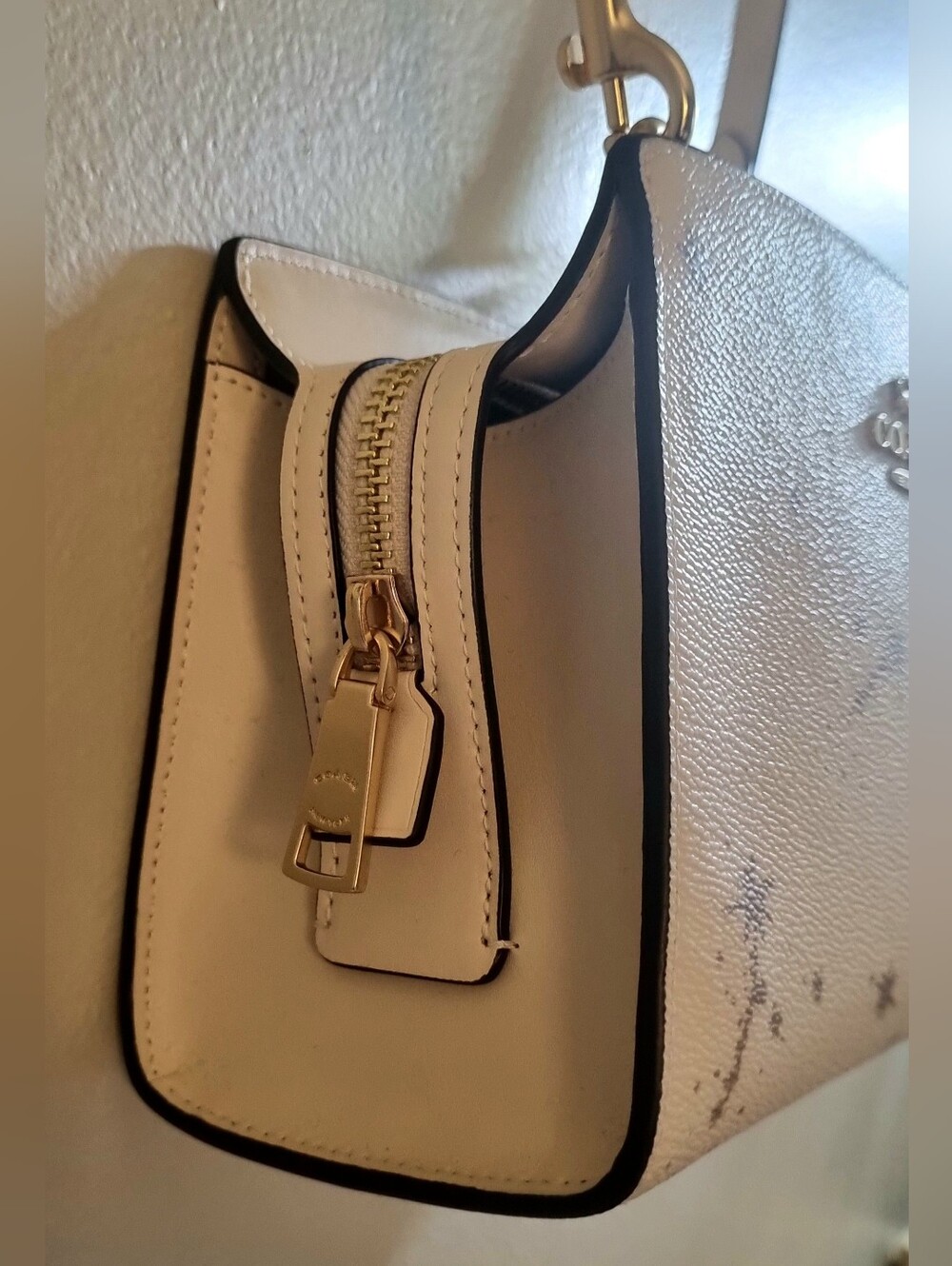 Coach Gia Crossbody Bag With Star Print - Chalk/Gold - Picture 5 of 8